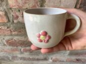 Keramický hrnek cappuccino květ keramikaandee káva