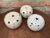 Keramická koule lampa lampička světlo koule keramika dekorace keramikaandee svíčka vanoce andreaabrahamova Květ