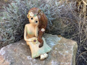 slunečnice louka soška figura dekorace keramika Andee zahrada