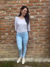 Kalhoty lili vzor Jeans pohodlné